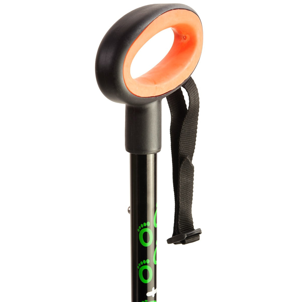 Flexyfoot folding walking stick with oval handle – Parkinson's UK shop