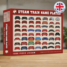 Steam Train Name Plates jigsaw puzzle