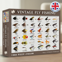 Vintage fly fishing 1000 piece jigsaw puzzle
