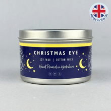 Winter nights - large tin candle
