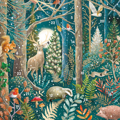 Forest friends single Advent card