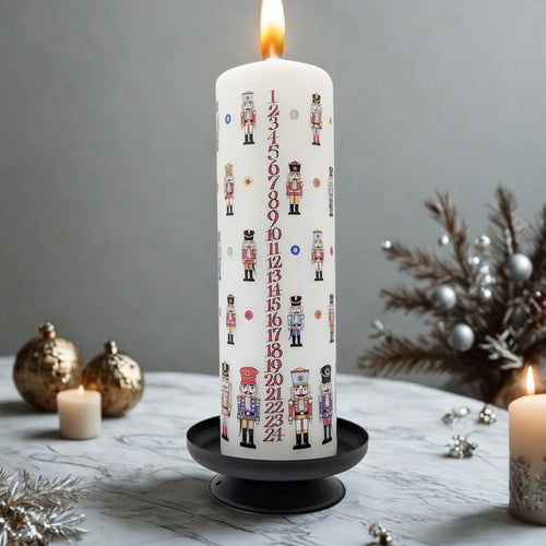 Nutcracker Advent candle by Alison Gardiner (Pillar)