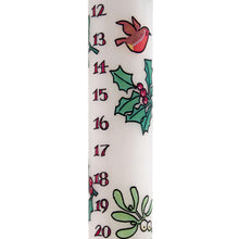Holly and ivy Advent candle by Alison Gardiner (Slim)
