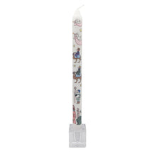 Nativity slim Advent candle by Alison Gardiner