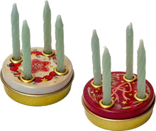 Mini Advent wreath tin - assorted designs
