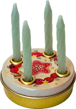 Mini Advent wreath tin - assorted designs