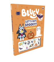 Black Friday offer. Bluey Let's Get Spooky book with magnets