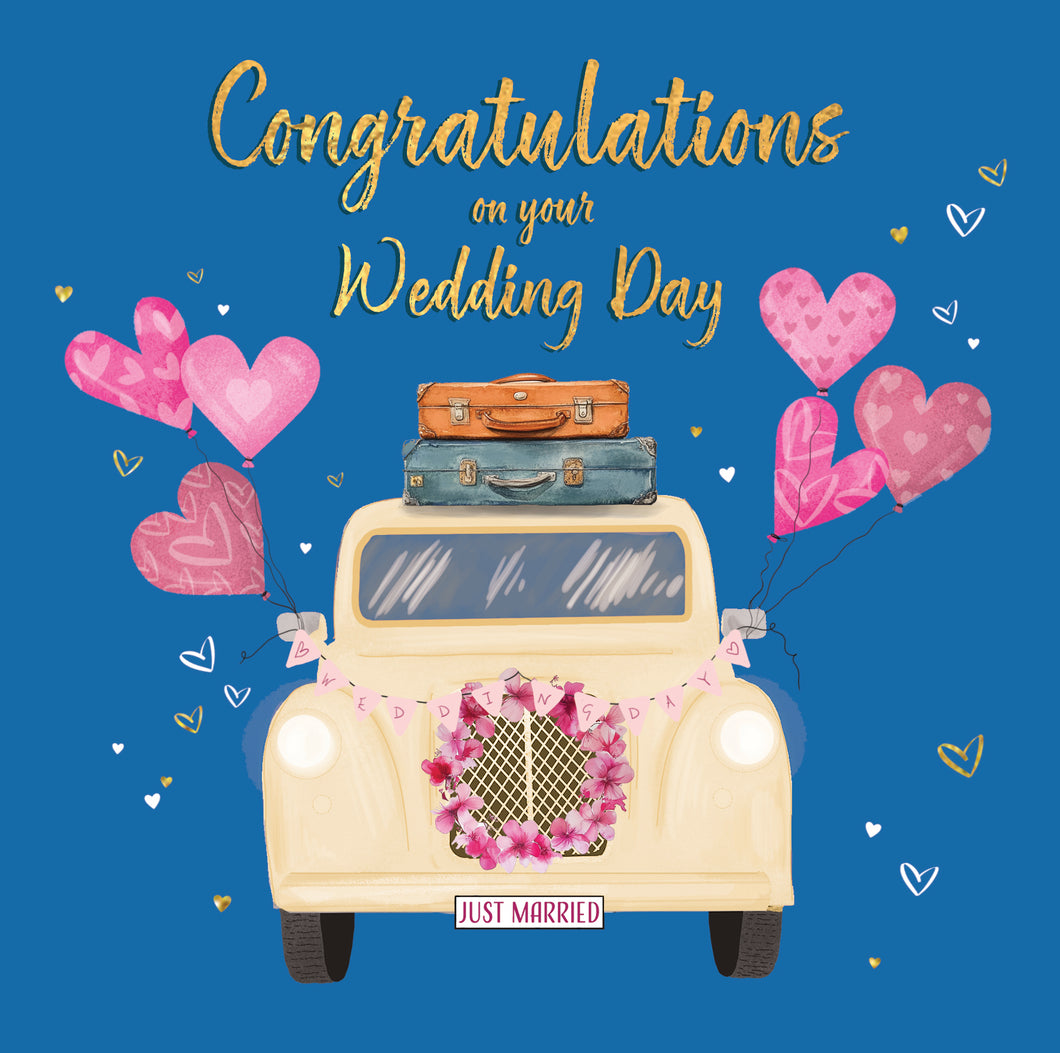 Parkinson's UK greeting cards. Wedding day single card