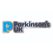 Parkinson's UK shaped logo pin badge