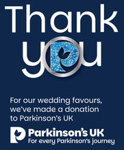 Parkinson's UK wedding favours tulip P - pack of 10