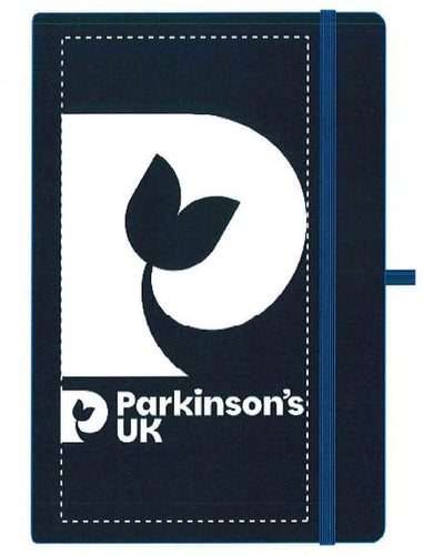 Parkinson's UK A5 notepad and pen