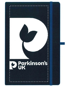 Parkinson's UK A5 notepad and pen