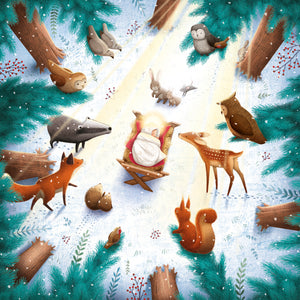 Parkinson's UK Woodland Nativity charity Christmas cards