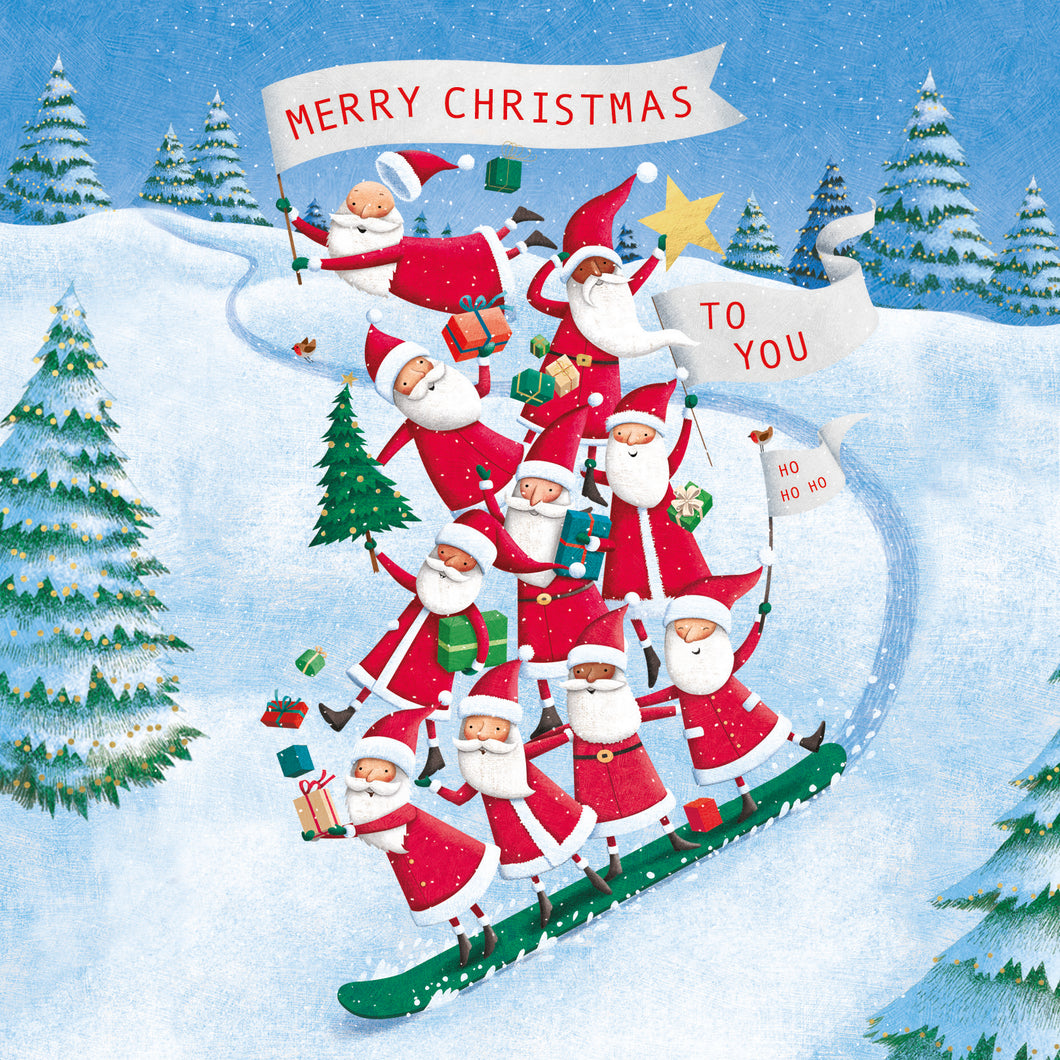 Parkinson's UK Sleighride Santa charity Christmas cards
