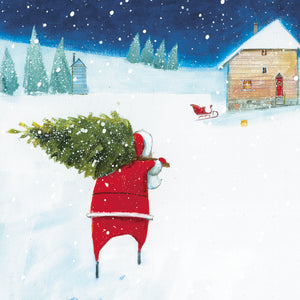 Parkinson's UK Ho Ho Ho Christmas tree charity Christmas cards