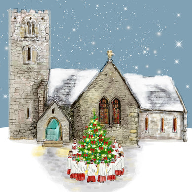 Parkinson's UK Around the tree Welsh bilingual charity Christmas cards
