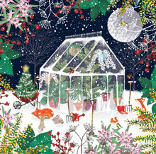 Limited availability. Parkinson's UK charity Christmas cards. Winter gardening design. Pack of 10 cards