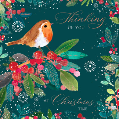 Parkinson's UK charity Christmas cards. Thinking of you at Christmas design. Pack of 10 cards