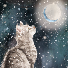 Parkinson's UK charity Christmas cards. By the light of the moon design. Pack of 10 cards