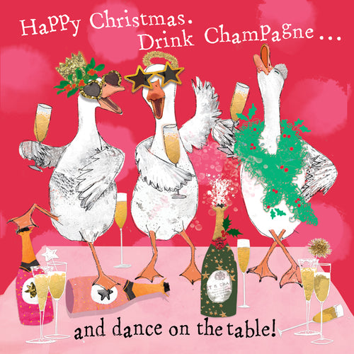 Parkinson's UK charity Christmas cards. Festive table design. Pack of 10 cards.