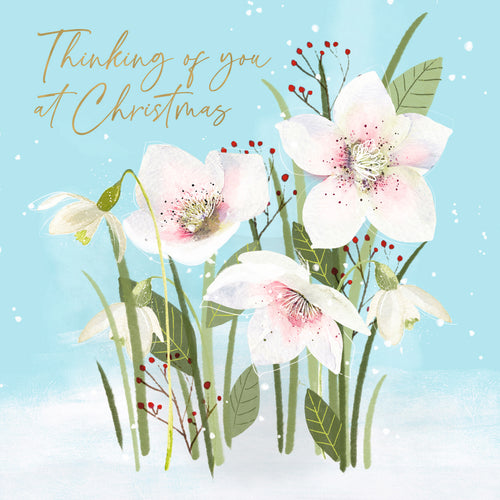 Parkinson's UK charity Christmas cards. Thinking of you at Christmas design. Pack of 10 cards.