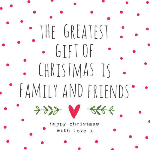Parkinson's UK charity Christmas cards. The greatest gift of Christmas design. Pack of 10 cards.