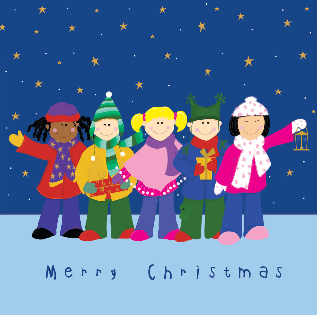 Parkinson's UK charity Christmas cards. Wrapped up for Christmas design. Pack of 10 cards.