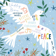 Parkinson's UK charity Christmas cards - Messenger of peace design