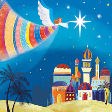 Parkinson's UK charity Christmas cards - Angel over Bethlehem design