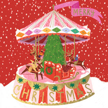 Parkinson's UK charity Christmas cards - Christmas merry-go-round design