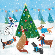 Parkinson's UK charity Christmas cards - Decorating the tree design