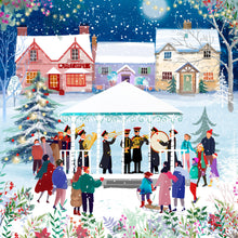 Parkinson's UK charity Christmas cards - Village musicians design