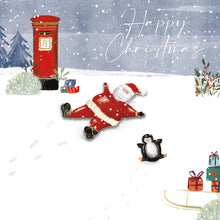 Parkinson's UK charity Christmas cards - Santa snow angels design