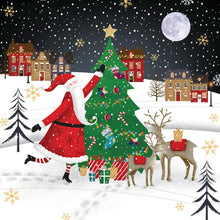 Parkinson's UK charity Christmas cards - Santa's tree design