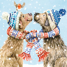 Parkinson's UK charity Christmas cards - Festive dogs design