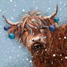 Parkinson's UK charity Christmas cards - Highland baubles design