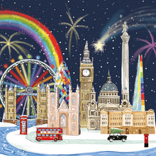 Parkinson's UK charity Christmas cards - London skyline design
