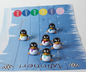 Racing penguin crackers