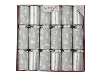 Racing polar bear Christmas crackers