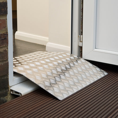 Metal threshold ramp