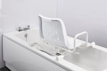 Width adjustable swivel seat