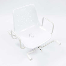 Width adjustable swivel seat
