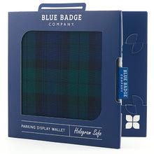 NEW! Blue badge holder. Blackwatch design