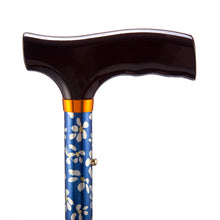 Blue Petal walking stick 29-33"