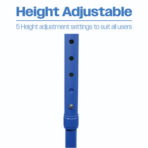 Folding walking stick with gel handle