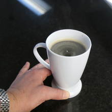 Self stirring melanine mug