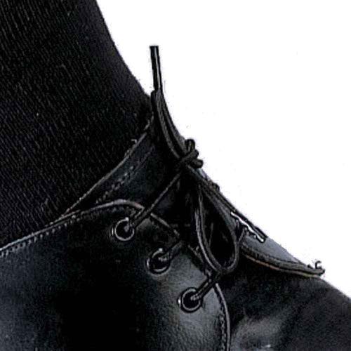 Elastic laces - black, 3 pairs
