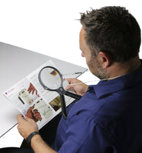 2 way hands free magnifier with LED