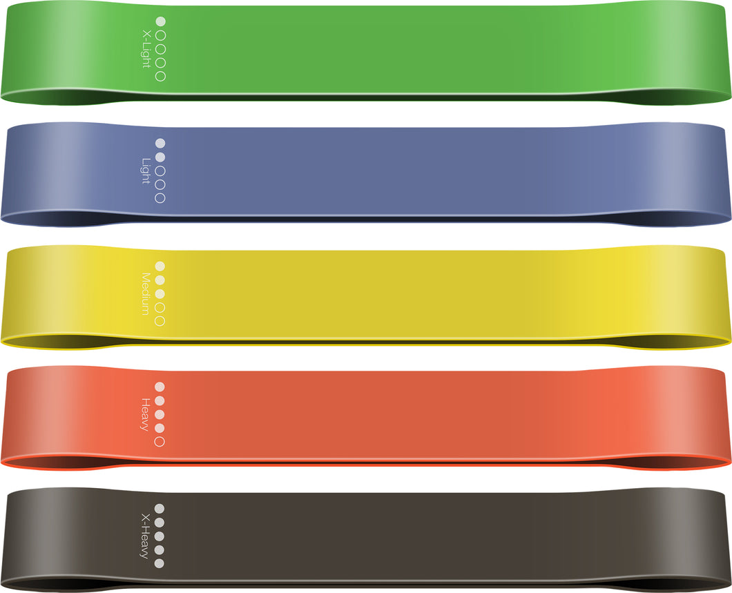 Resistance loop bands - set of 5