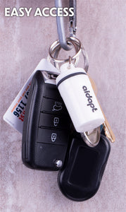 Pill box keyring